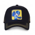 Trucker Cap Capslab Megaman X Black front of the cap