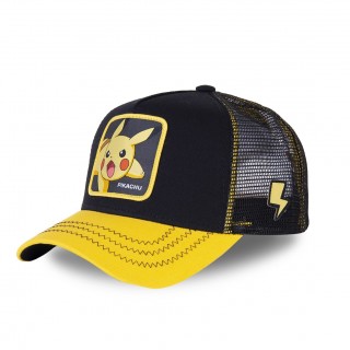 Trucker Cap Capslab Pokemon Pikachu Black