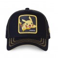 Trucker Cap Capslab Pokemon Pikachu Black front of the cap