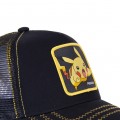 Trucker Cap Capslab Pokemon Pikachu Black zoom on the cap