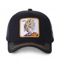 Trucker Cap Capslab Dragon Ball Z Black front of the cap