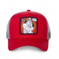 Trucker Cap Capslab Looney Tunes Bunny Red front of the cap