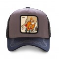Trucker Cap Capslab Looney Tunes Yosemite Sam Grey front of the cap