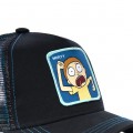 Capslab Rick and Morty Black Cap zoom on the patch