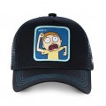 Capslab Rick and Morty Black Cap front of the cap