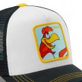 Capslab Looney Tunes Charlie White Cap zoom on the patch