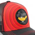 Capslab Looney Tunes Daffy Red Cap zoom on the patch