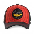Capslab Looney Tunes Daffy Red Cap front of the cap