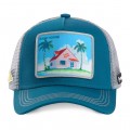 Capslab Dragon Ball Kame House Blue Cap front of the cap