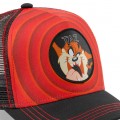 Capslab Looney Tunes Taz Red Cap zoom on the patch