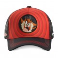 Capslab Looney Tunes Taz Red Cap front of the cap