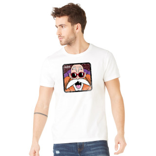 Men's cotton T-Shirt Dragon Ball Z Kame White
