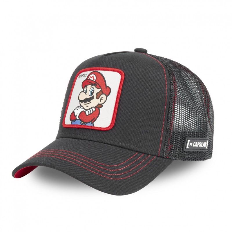 Men's Capslab Super Mario White Trucker 