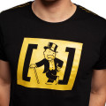 T-Shirt homme Monopoly Rich Noir