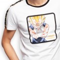 T-Shirt homme Dragon Ball Z Majin Vegeta Blanc