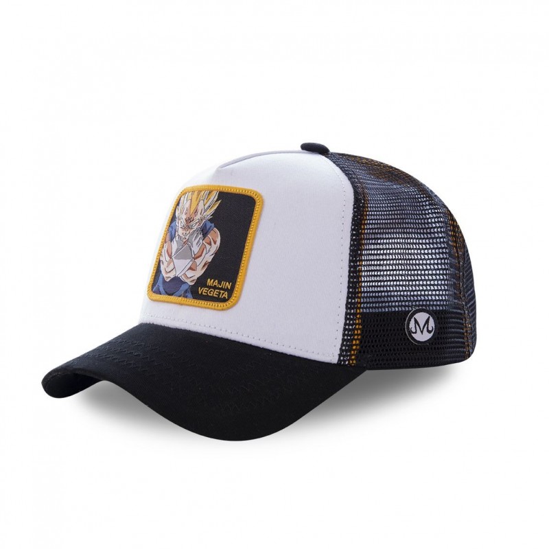 Casquette Homme Trucker COLLABS Dragon Ball Z San Goku Noir et Jaune