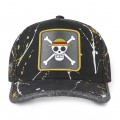 One Piece Skull Trucker Tag with net