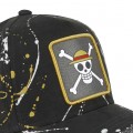 One Piece Skull Trucker Tag with net