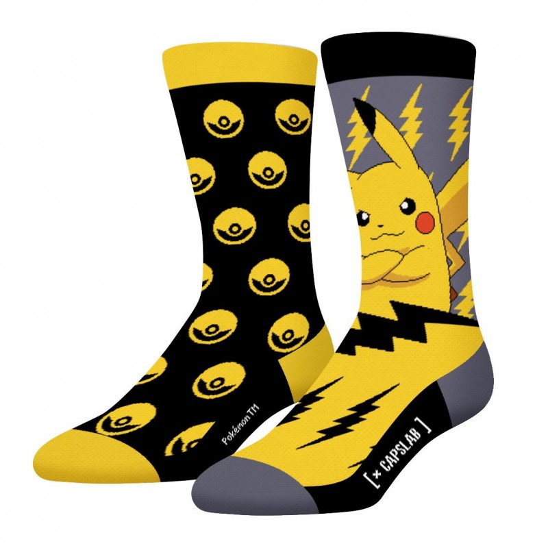 Paire de chaussettes  de ville Pokémon Pikatchu